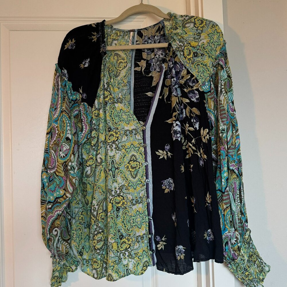 Floral and Paisley Women's Top